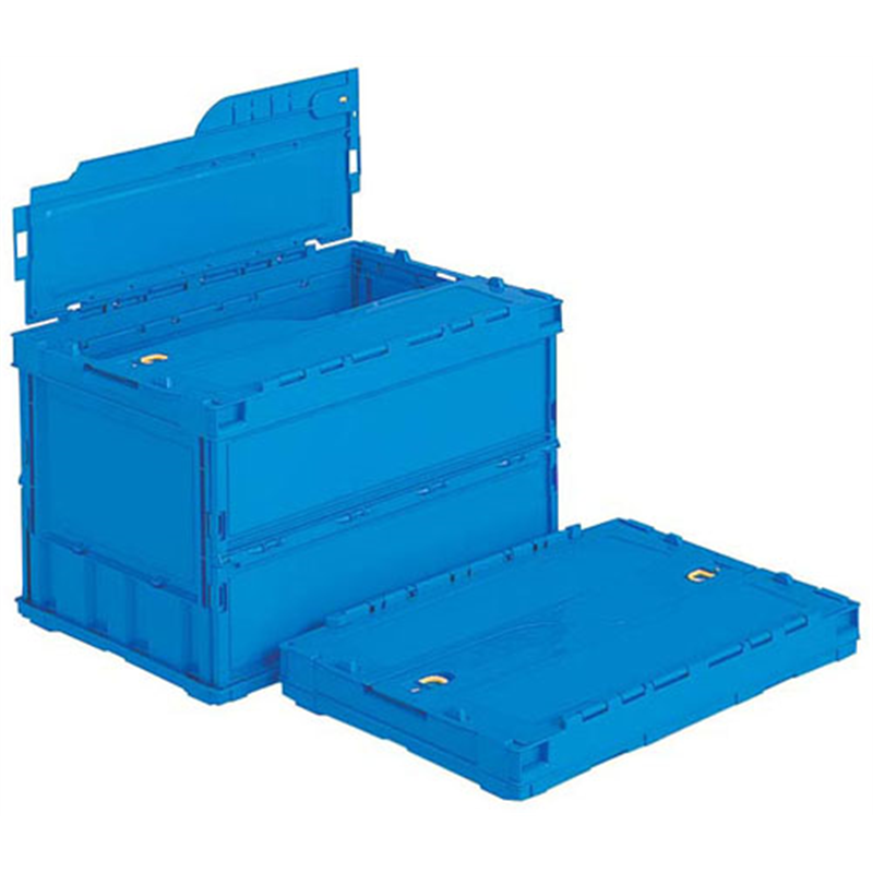 サンコー 折りたたみコンテナー ペタンコ C-50B(蓋付) 1個(ご注文単位1個)【直送品】