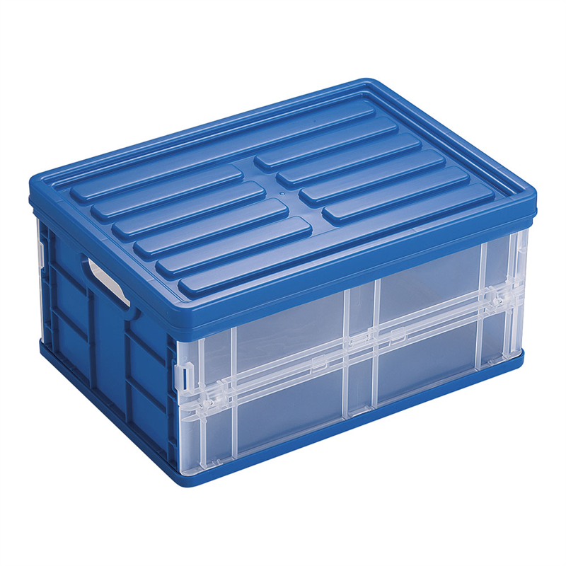 折り畳みコンテナ　YK-S ブルー（ポリプロピレン） 1袋（ご注文単位1袋）【直送品】