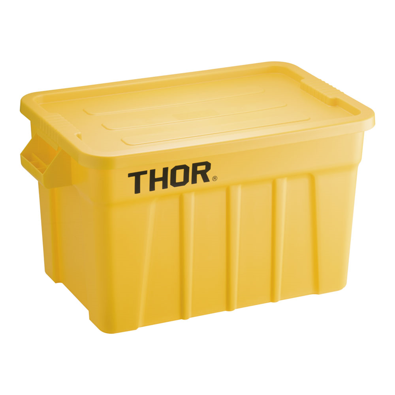 トラスト ラージボックス(フタ付) 3012 イエロー 1個(ご注文単位1個)【直送品】