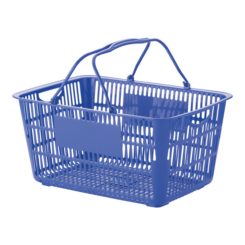 ショッピングバスケット U-33　ブルー 1個（ご注文単位1個）【直送品】