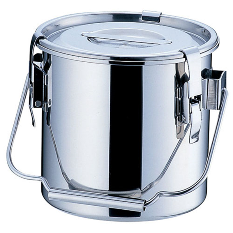 UKモリブデンパッキン付汁食缶（目盛付） 16cm 1箱（ご注文単位1箱）【直送品】