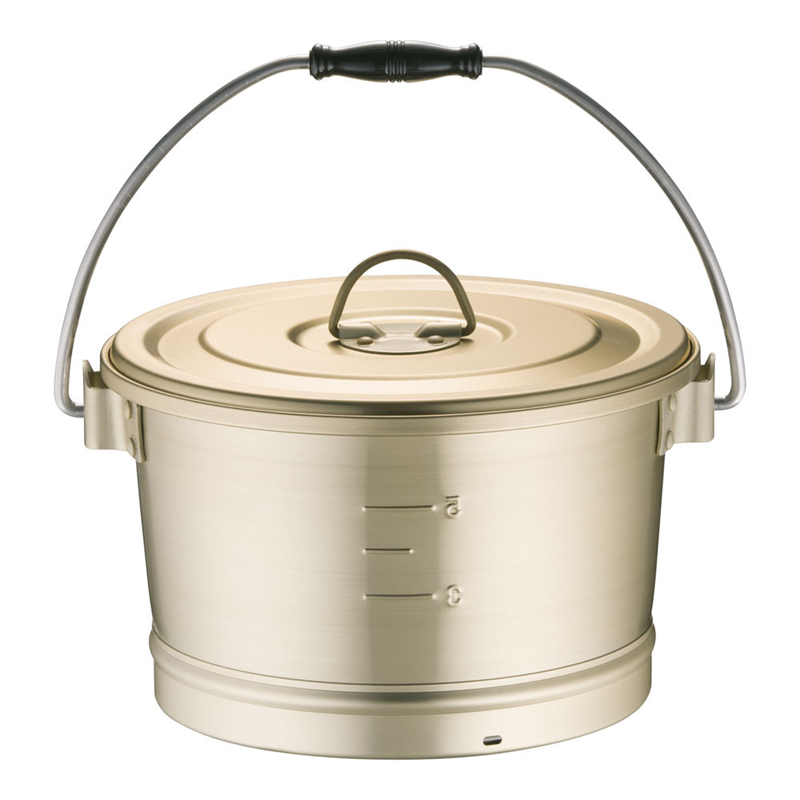 しゅう酸　丸型一重食缶　（にぎり1ヶ付） 211G　　（6l） 1個（ご注文単位1個）【直送品】