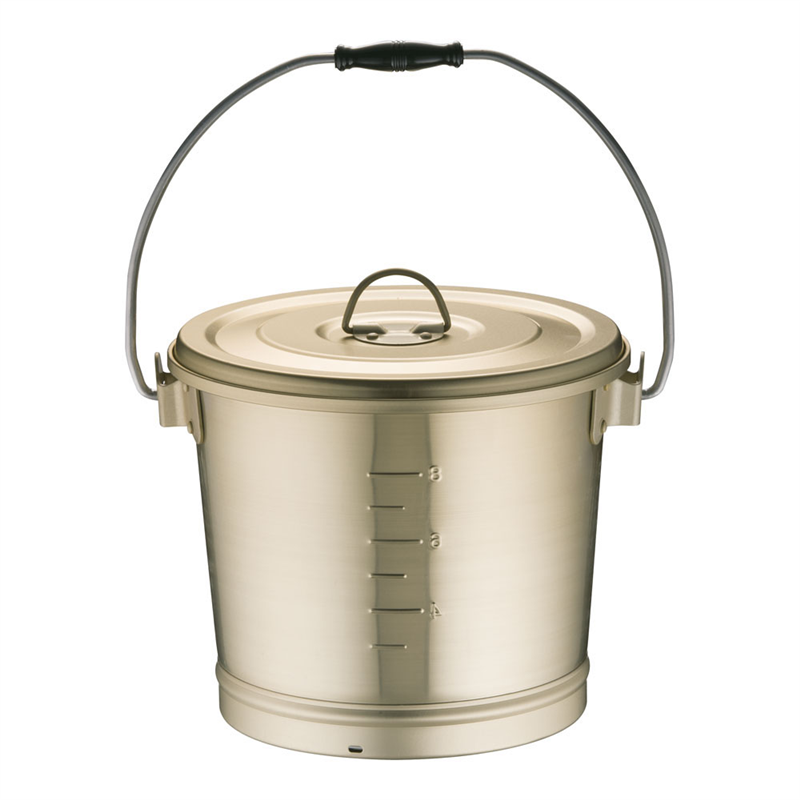 しゅう酸　丸型一重食缶　（にぎり1ヶ付） 213-BG　（10l） 1個（ご注文単位1個）【直送品】