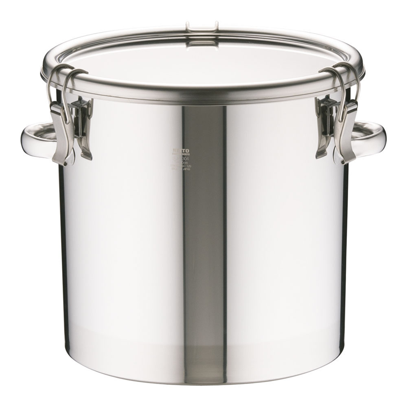 18-8テーパー付密閉式容器 両手付 TP-CTH-30 1袋(ご注文単位1袋)【直送品】