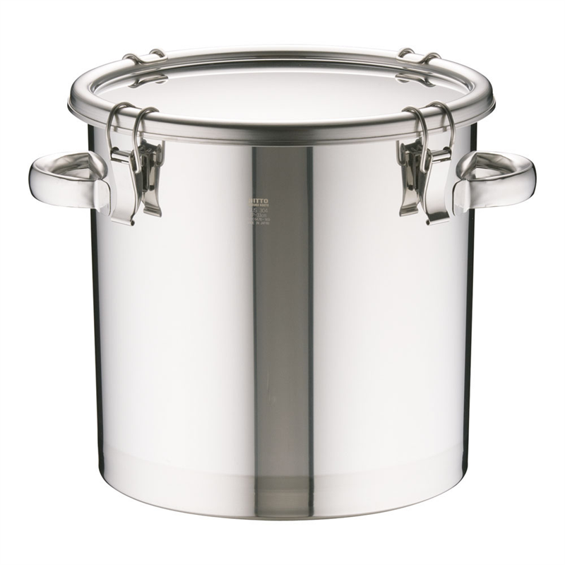 18-8テーパー付密閉式容器 両手付 TP-CTH-33 1袋(ご注文単位1袋)【直送品】