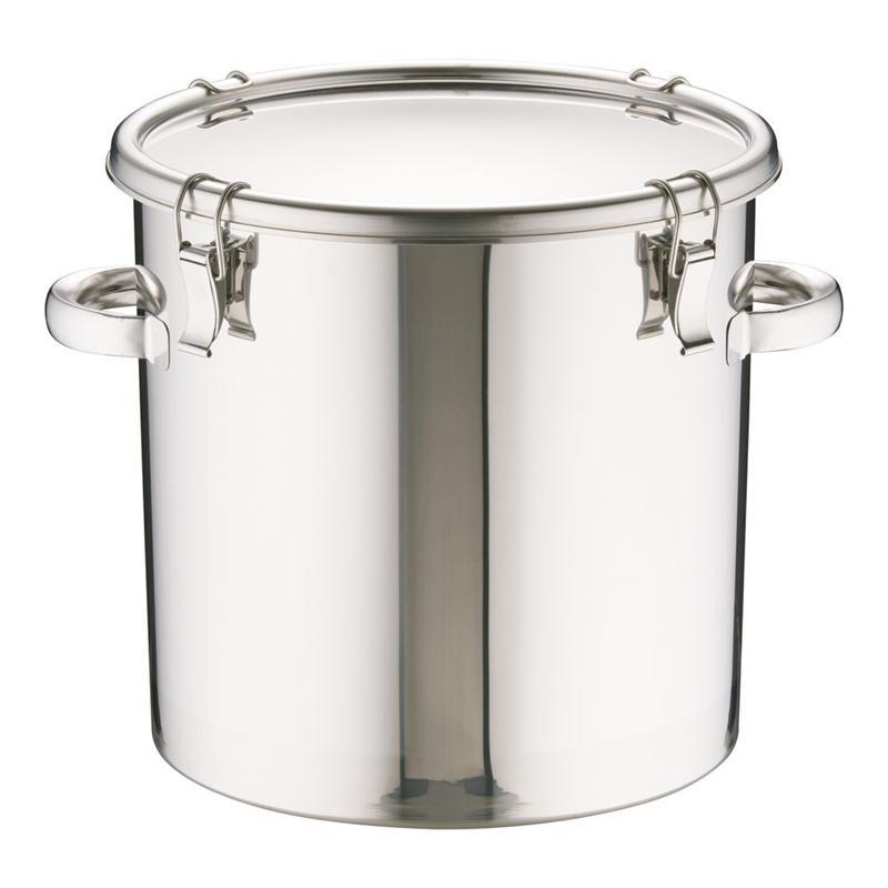 18-8テーパー付密閉式容器 両手付 TP-CTH-36 1袋(ご注文単位1袋)【直送品】