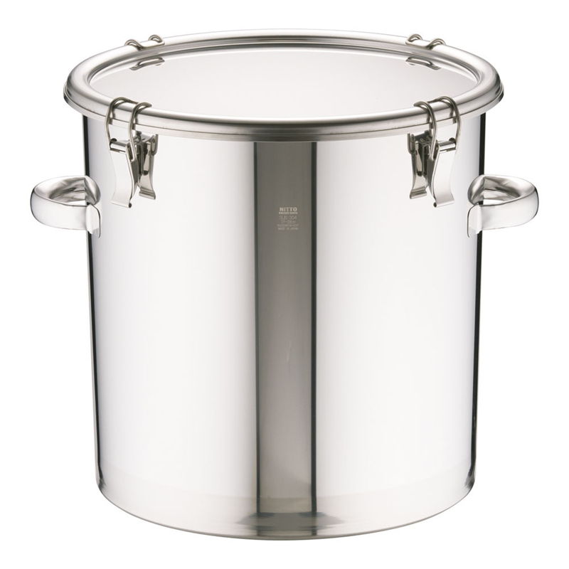 18-8テーパー付密閉式容器 両手付 TP-CTH-39 1袋(ご注文単位1袋)【直送品】