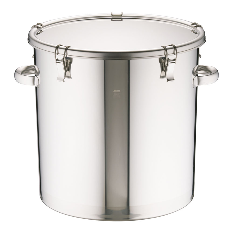 18-8テーパー付密閉式容器 両手付 TP-CTH-47 1箱(ご注文単位1箱)【直送品】