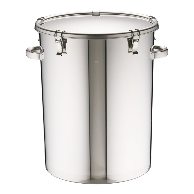 18-8テーパー付密閉式容器 両手付 TP-CTH-47H 1箱(ご注文単位1箱)【直送品】