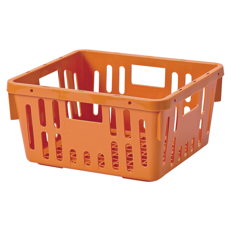食器カゴ オレンジ 1個(ご注文単位1個)【直送品】
