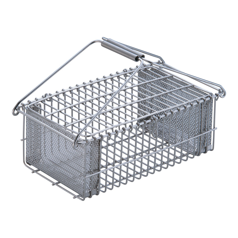 SA18-8スプーン消毒篭 大 1個(ご注文単位1個)【直送品】