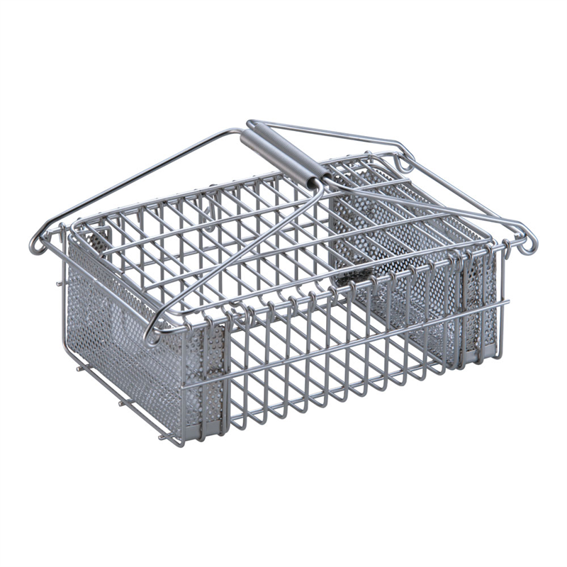 SA18-8スプーン消毒篭 小 1個(ご注文単位1個)【直送品】