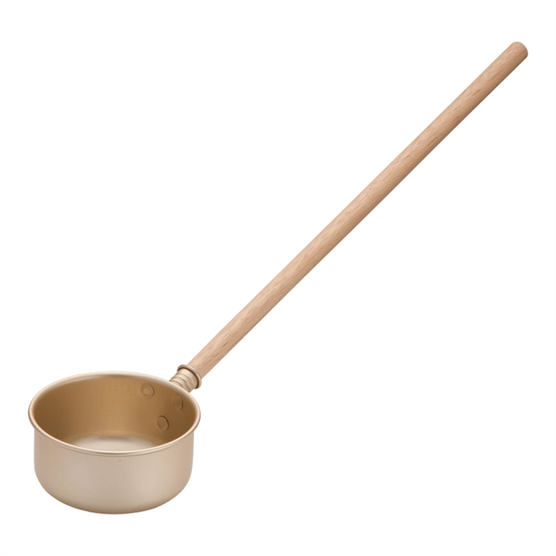 ゴールド アルマイト 水杓 8cm 1個(ご注文単位1個)【直送品】