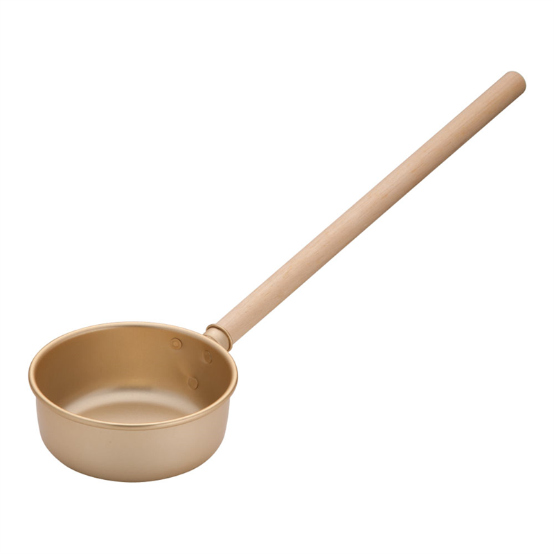 ゴールド アルマイト 水杓 12cm 1個(ご注文単位1個)【直送品】