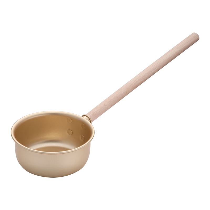 ゴールド アルマイト 水杓 13cm 1個(ご注文単位1個)【直送品】