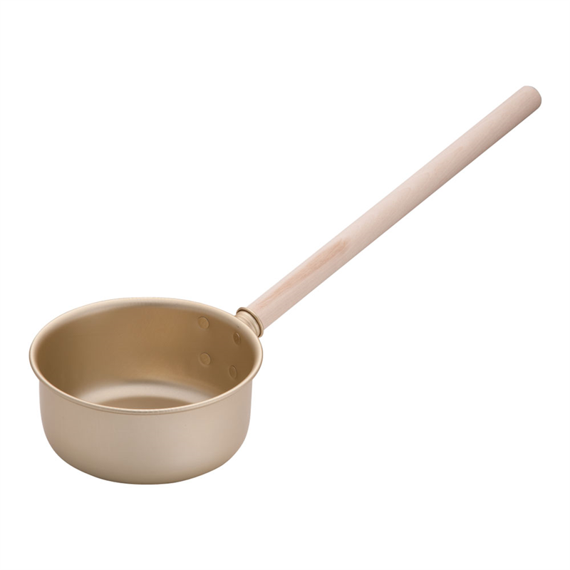 ゴールド アルマイト 水杓 17cm 1個(ご注文単位1個)【直送品】