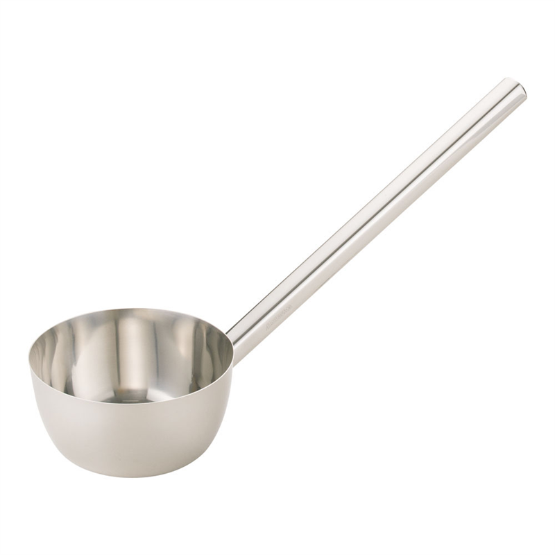 ステンレス 一体型 角柄ひしゃく 18cm×柄長40cm 1袋(ご注文単位1袋)【直送品】