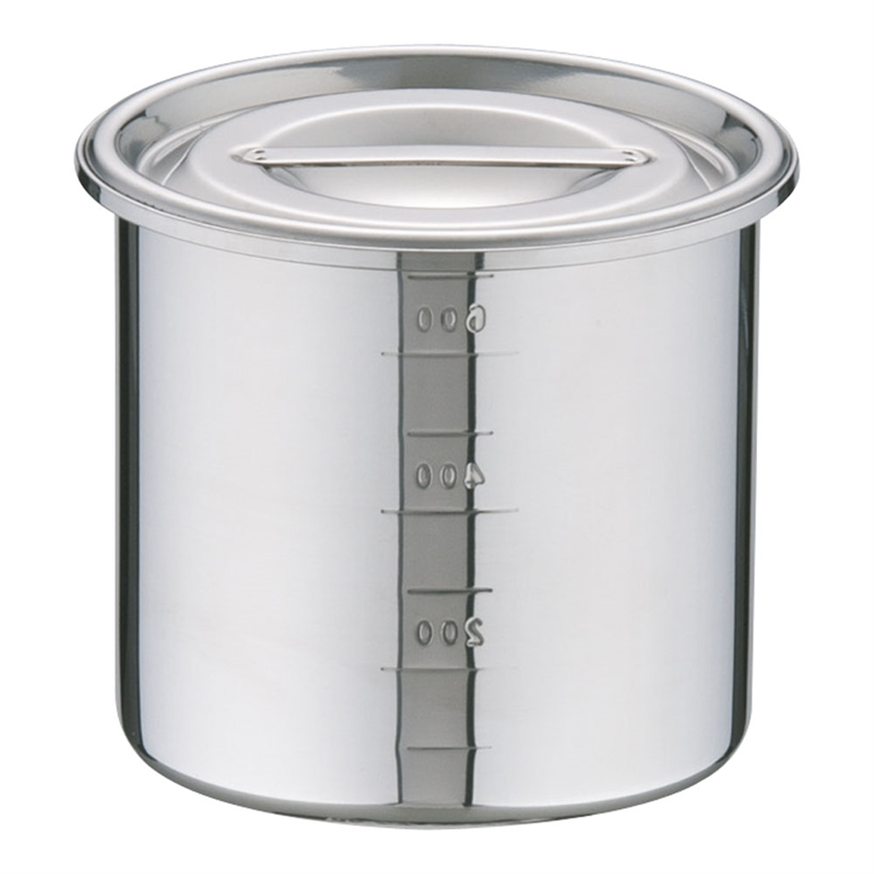 UK18-8目盛付　キッチンポット 10cm 1箱（ご注文単位1箱）【直送品】