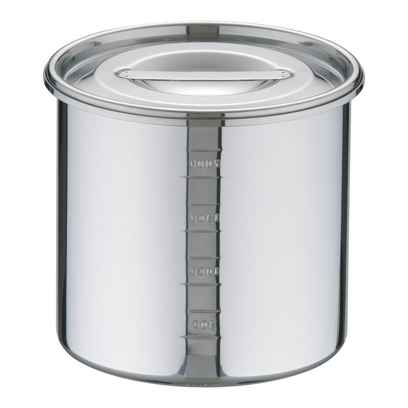 UK18-8目盛付　キッチンポット 15cm 1箱（ご注文単位1箱）【直送品】