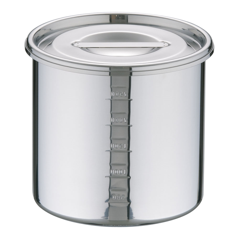 UK18-8目盛付　キッチンポット 16cm 1箱（ご注文単位1箱）【直送品】