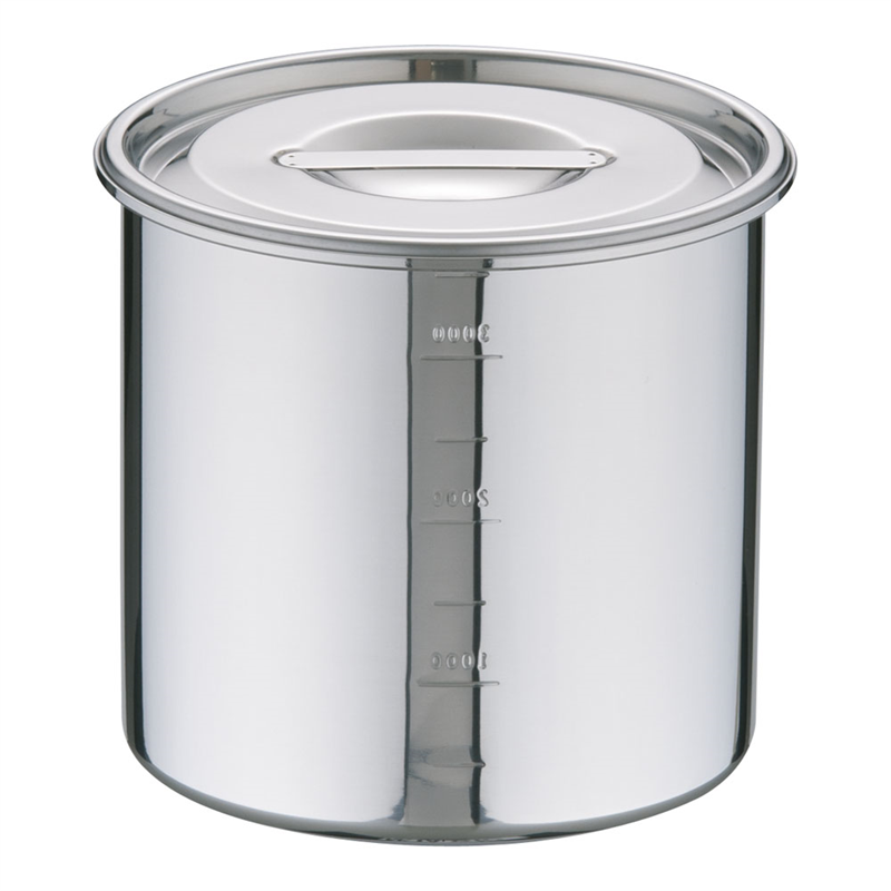 UK18-8目盛付　キッチンポット 17cm 1箱（ご注文単位1箱）【直送品】