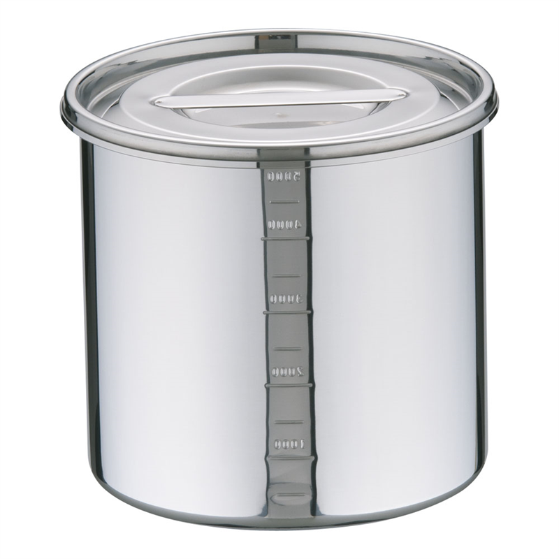 UK18-8目盛付　キッチンポット 19cm 1箱（ご注文単位1箱）【直送品】