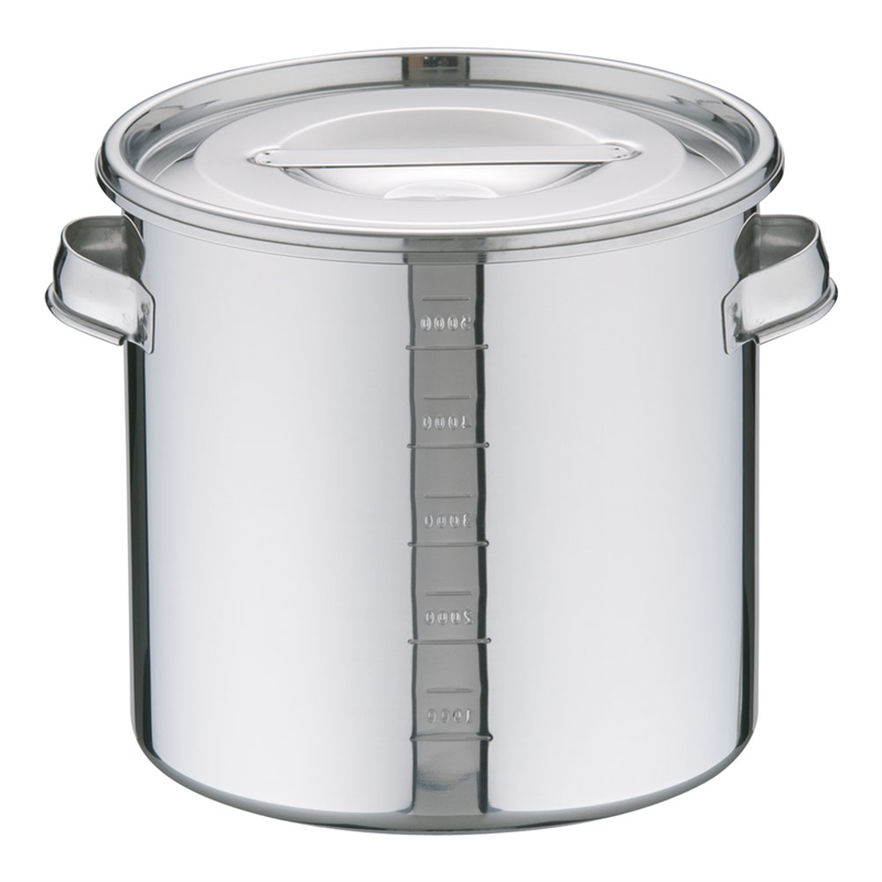 UK18-8目盛付　キッチンポット 20cm 1箱（ご注文単位1箱）【直送品】