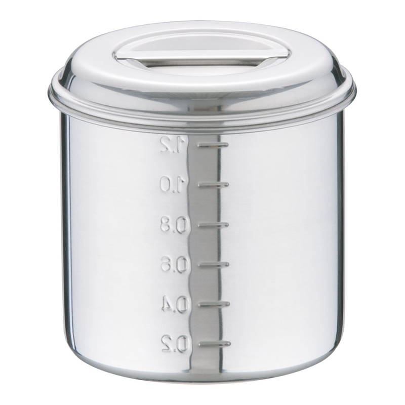 モリブデン　キッチンポット目盛付 12cm 1箱（ご注文単位1箱）【直送品】