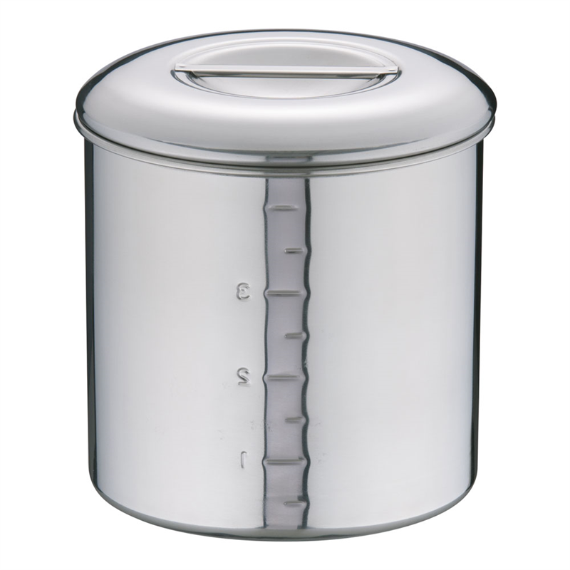 18-8内蓋式キッチンポット（目盛付） 18cm 1箱（ご注文単位1箱）【直送品】