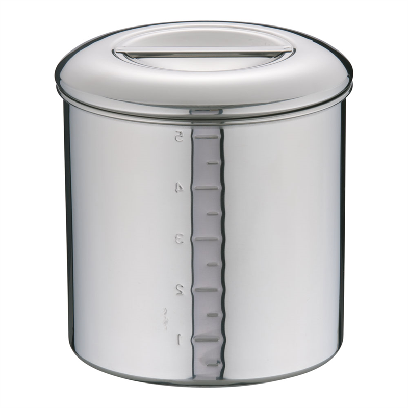 18-8内蓋式キッチンポット(目盛付) 19cm 1箱(ご注文単位1箱)【直送品】