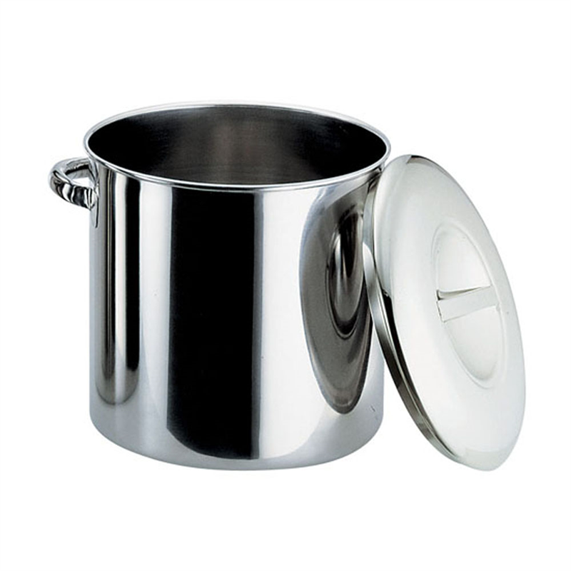 18-8内蓋式キッチンポット(目盛付) 36cm(手付) 1箱(ご注文単位1箱)【直送品】