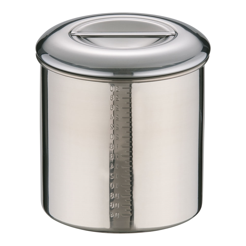 エコクリーン18-8内蓋式キッチンポット (目盛付)16cm 1箱(ご注文単位1箱)【直送品】