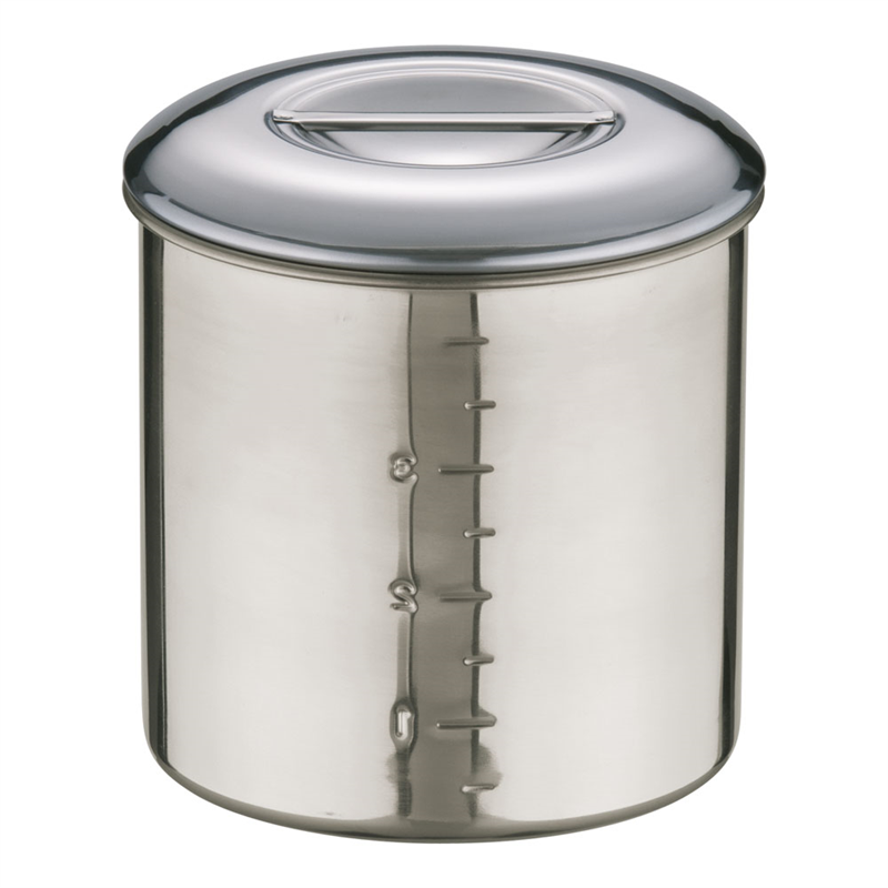 エコクリーン18-8内蓋式キッチンポット (目盛付)18cm 1箱(ご注文単位1箱)【直送品】