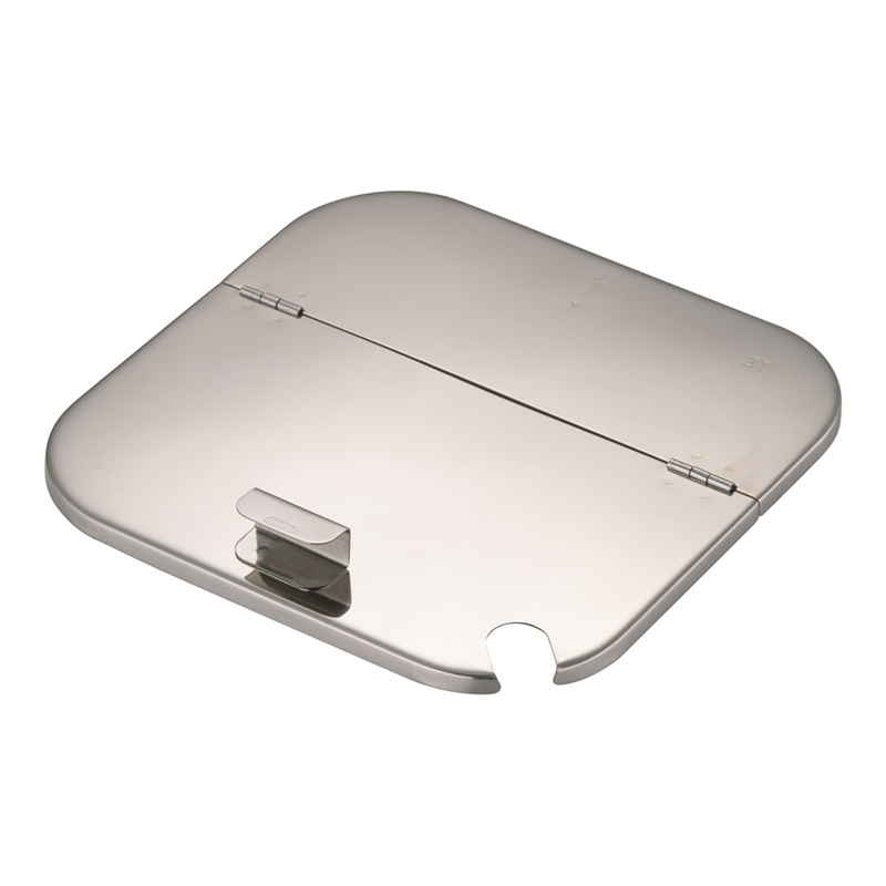 >18-8深型角キッチンポット用 割蓋 21cm 1袋(ご注文単位1袋)【直送品】