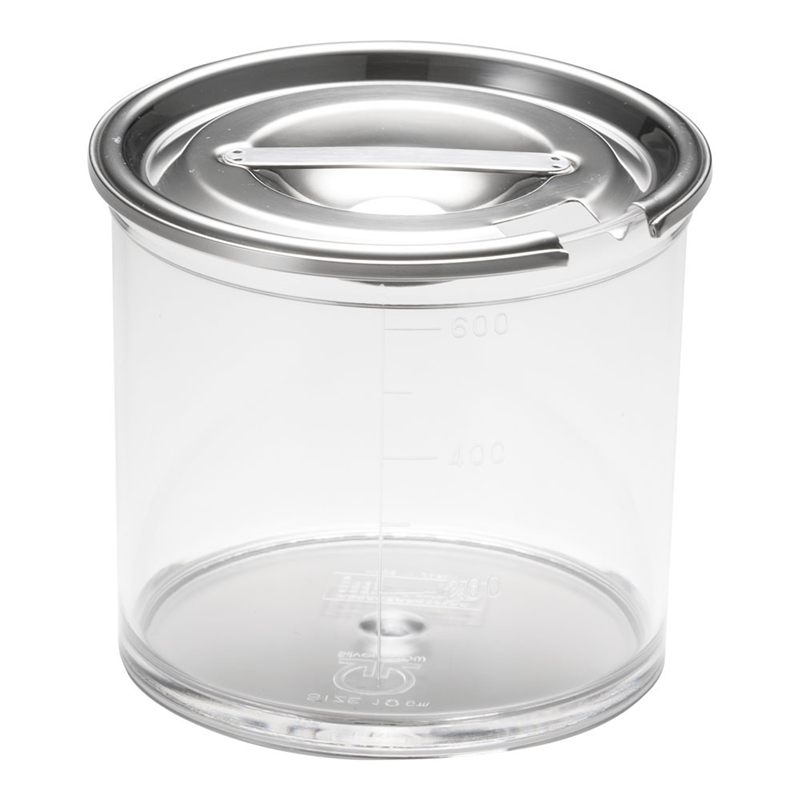 SAポリカーボネイト スパイスポット 10cm (目盛付) 1箱(ご注文単位1箱)【直送品】