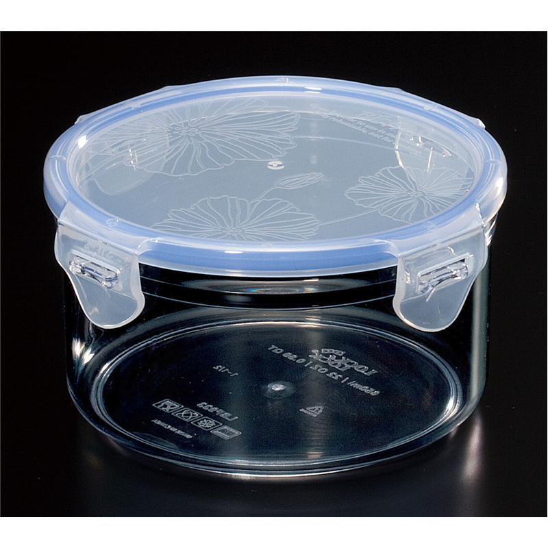 L＆L　ビスフリーコンテナ　ラウンド 0.65L　LBF933 1個（ご注文単位1個）【直送品】