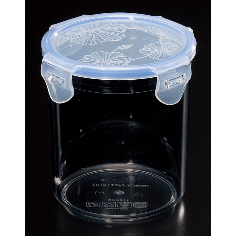 L＆Lビスフリーコンテナ　ラウンドポット 0.7L　LBF932D 1個（ご注文単位1個）【直送品】