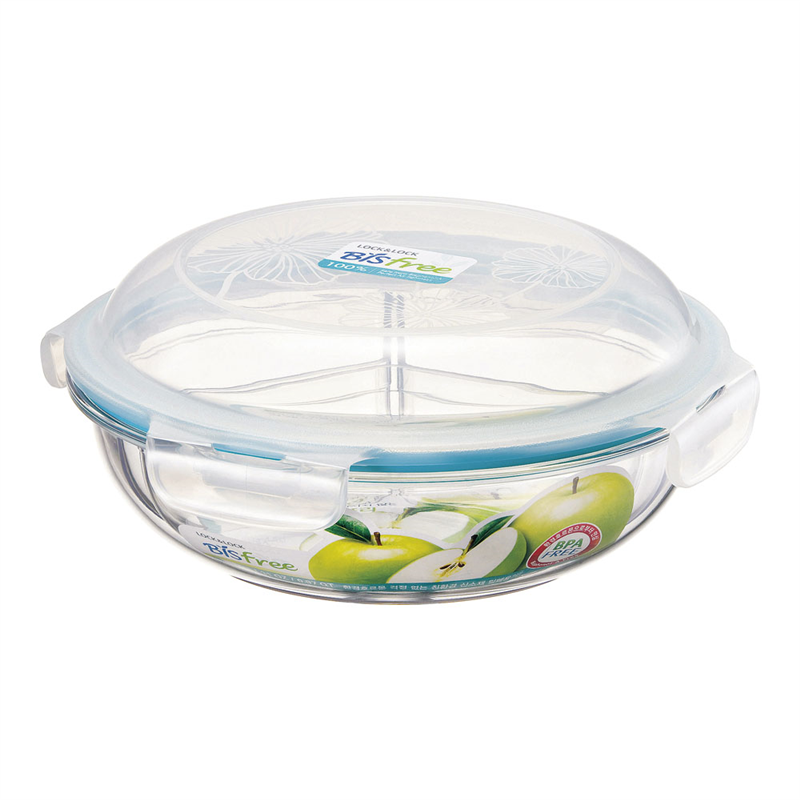 L＆L　テーブルトップコンテナー　中子付 ラウンドドーム型LBF671C 1個（ご注文単位1個）【直送品】