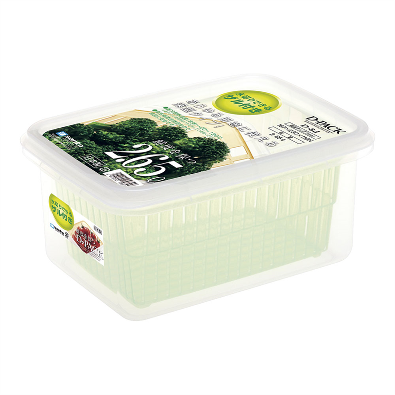 ザル付Dパック　グリーン D-8d 1個（ご注文単位1個）【直送品】