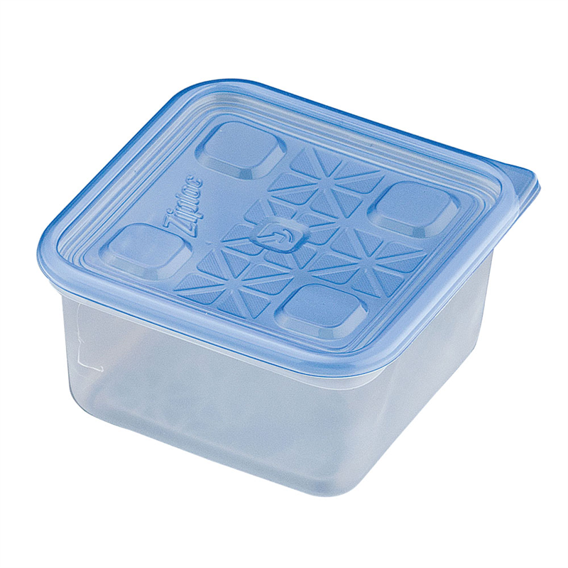 ジップロックコンテナー　正方形 1100ml（2個入） 1個（ご注文単位1個）【直送品】