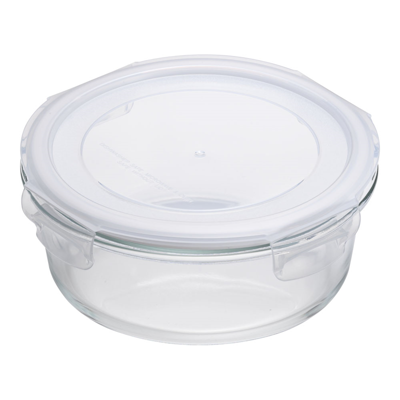 耐熱ガラス保存容器　丸形 4332　1000ml 1個（ご注文単位1個）【直送品】