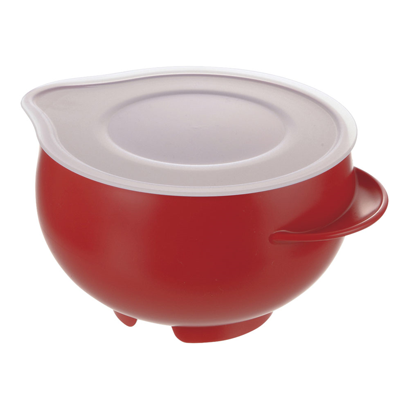 らくチンお料理ボウル　たれーぬ L　レッド 1袋（ご注文単位1袋）【直送品】