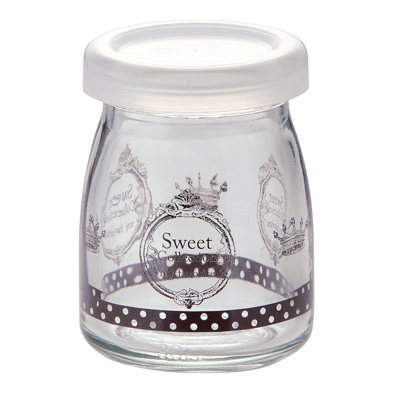 ミルクボトル　90cc　蓋付（5個入） GA003スイートコレクション 1箱（ご注文単位1箱）【直送品】