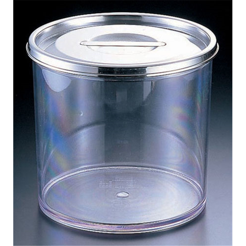 SAポリカーボネイト保存ポット(目盛無) 14cm 1袋(ご注文単位1袋)【直送品】