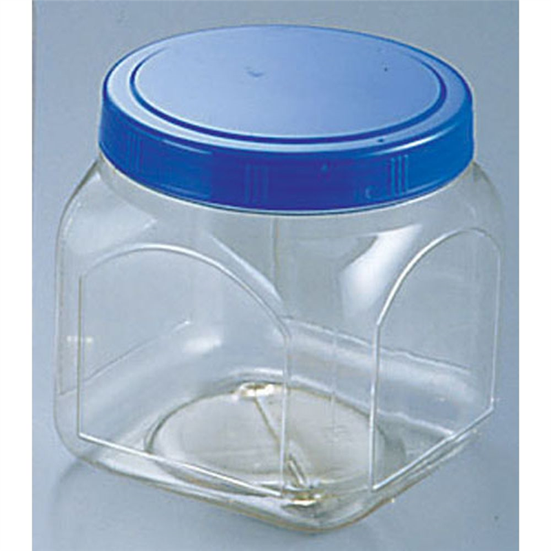 PE食品ボトル 角ネジミニ 1個(ご注文単位1個)【直送品】