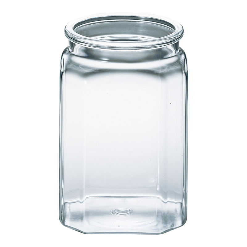 UK PCストレージジャー 角型 スリム 0.95L 1個(ご注文単位1個)【直送品】