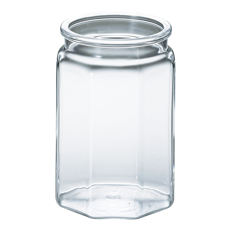 UK PCストレージジャー 八角型スリム 0.75L 1個(ご注文単位1個)【直送品】