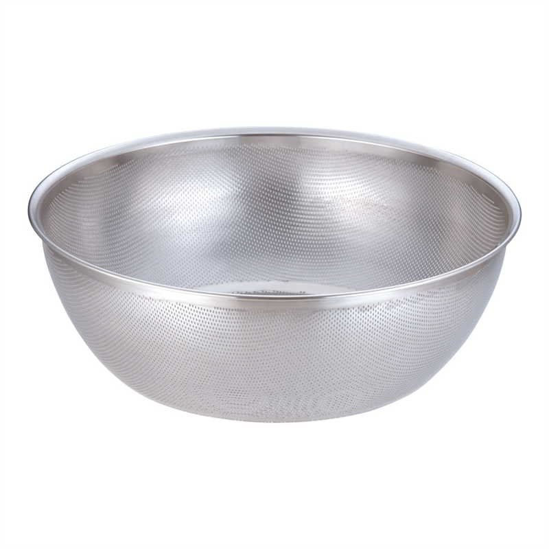 18-8 HACCPパンチング浅型ざる 55cm 1袋(ご注文単位1袋)【直送品】