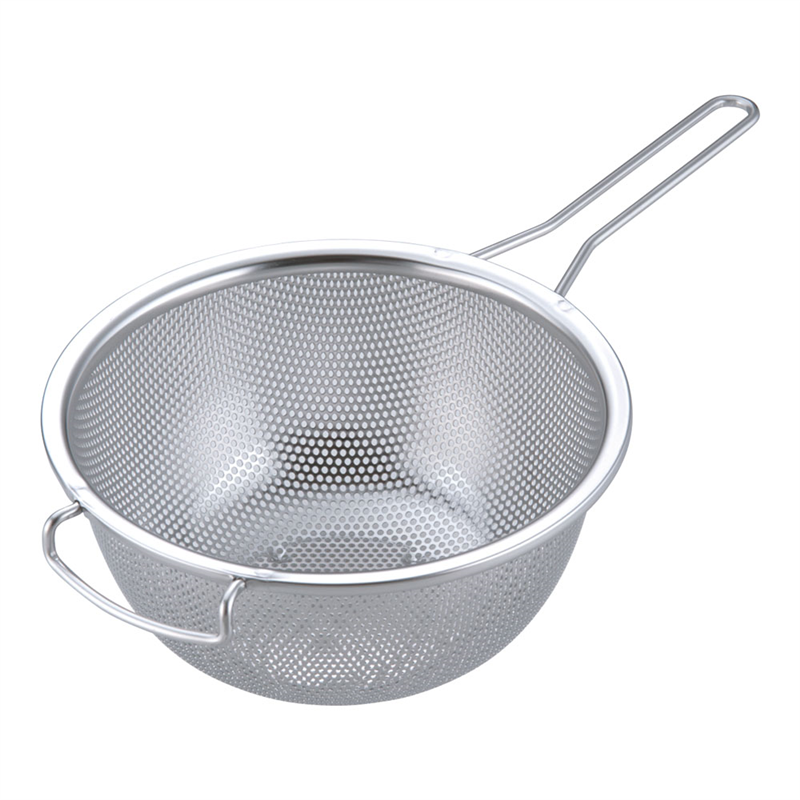 18-8片手メッシュボール　深型 21cm 1袋（ご注文単位1袋）【直送品】