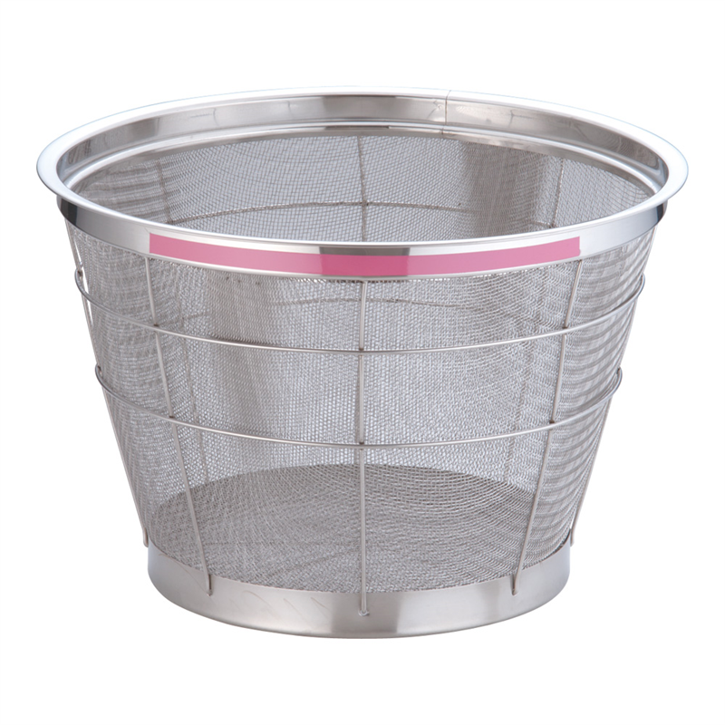 TKG　NEWマンモス　カラー　深型ざる 35cm　ピンク 1袋（ご注文単位1袋）【直送品】